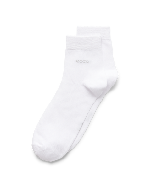 ECCO Classic Ankle-cut 3-pack Ankle Socks White - White - Detail-1