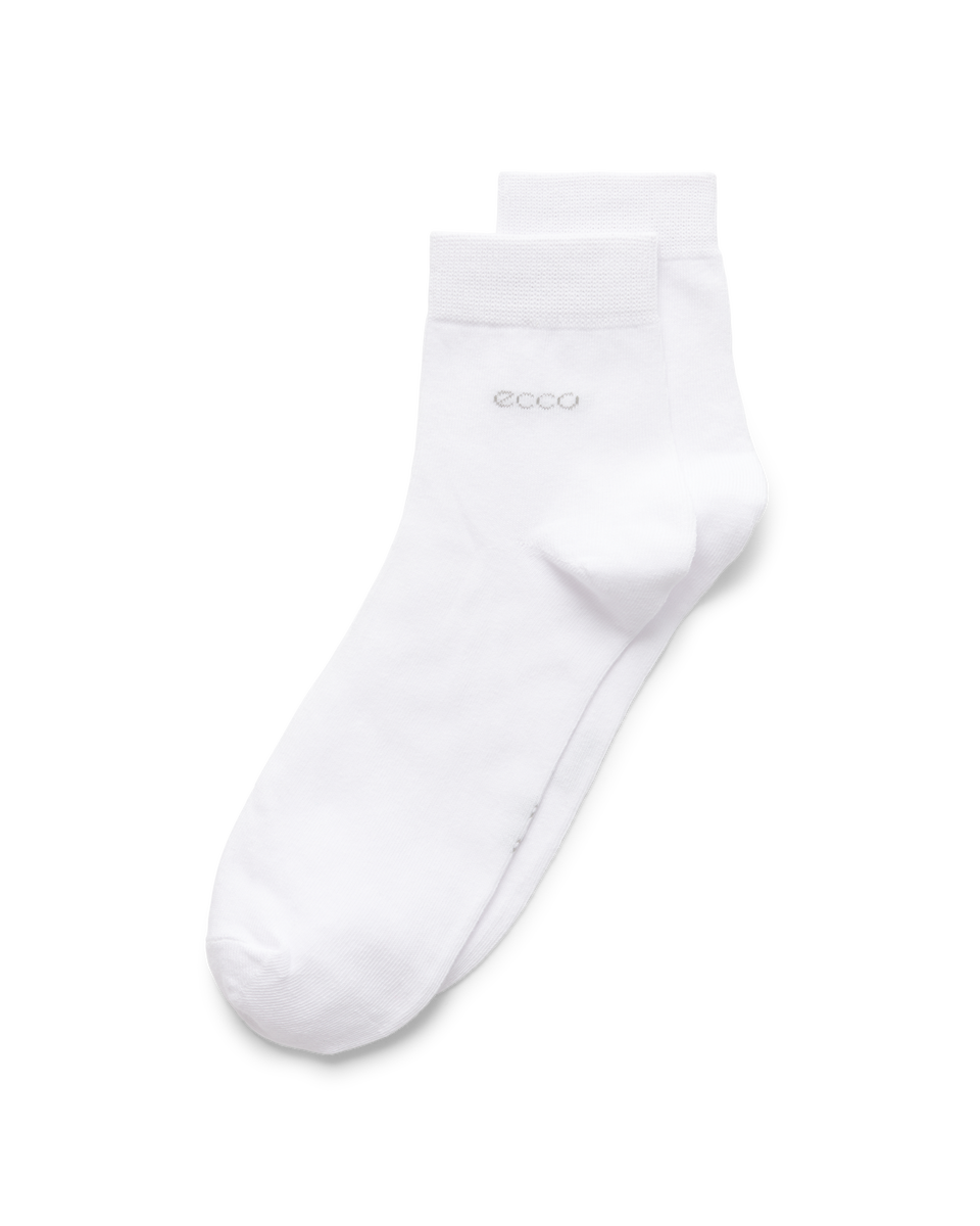 ECCO Classic Ankle-cut 3-pack Ankle Socks White - White - Detail-1