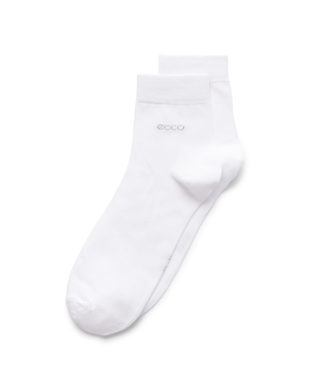 ECCO CLASSIC ANKLE CUT 3-PACK SOCKS - White - Detail-1