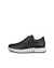 Zapatillas de piel sin cordones ECCO® Gruuv Studio para hombre - Negro - Outside