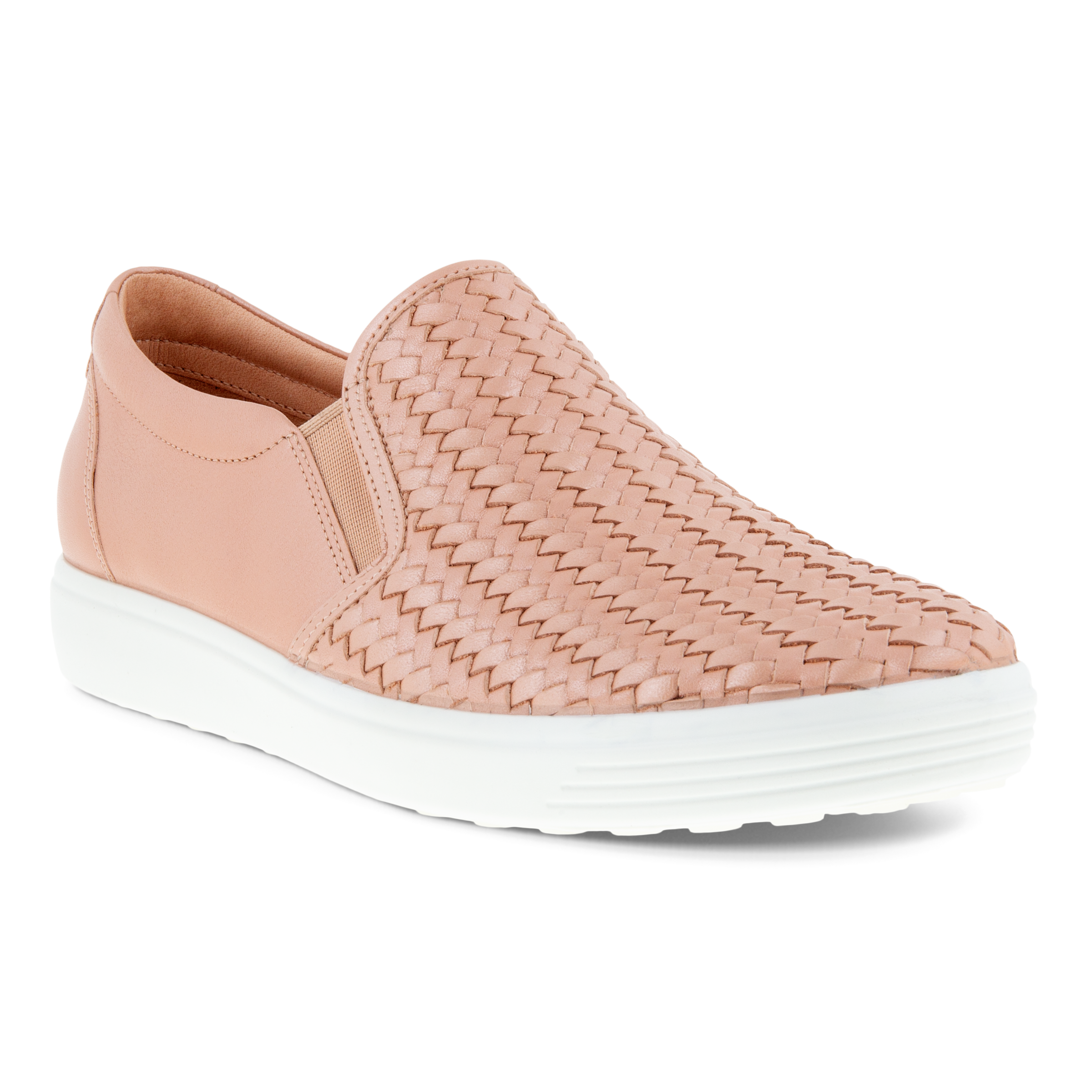 Ecco soft 7 woven slip store on womens