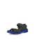 Men's ECCO® Offroad Nubuck Outdoor Sandal - Black - Main