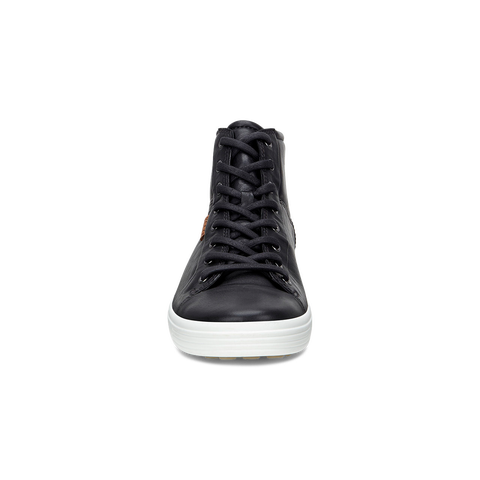 ECCO Mens Soft 7 High Top | Black