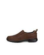 Men's ECCO® Fusion Nubuck Slip-On - Brown - Outside