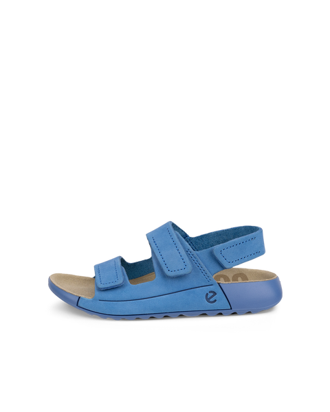 Sandalias con dos tiras de nobuk  ECCO® Cozmo para niño/a - Azul - Outside