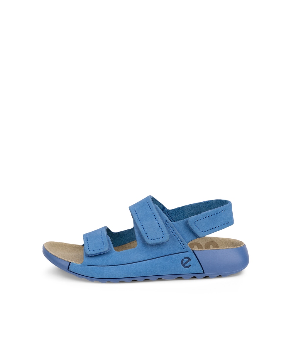 Sandalias con dos tiras de nobuk  ECCO® Cozmo para niño/a - Azul - Outside