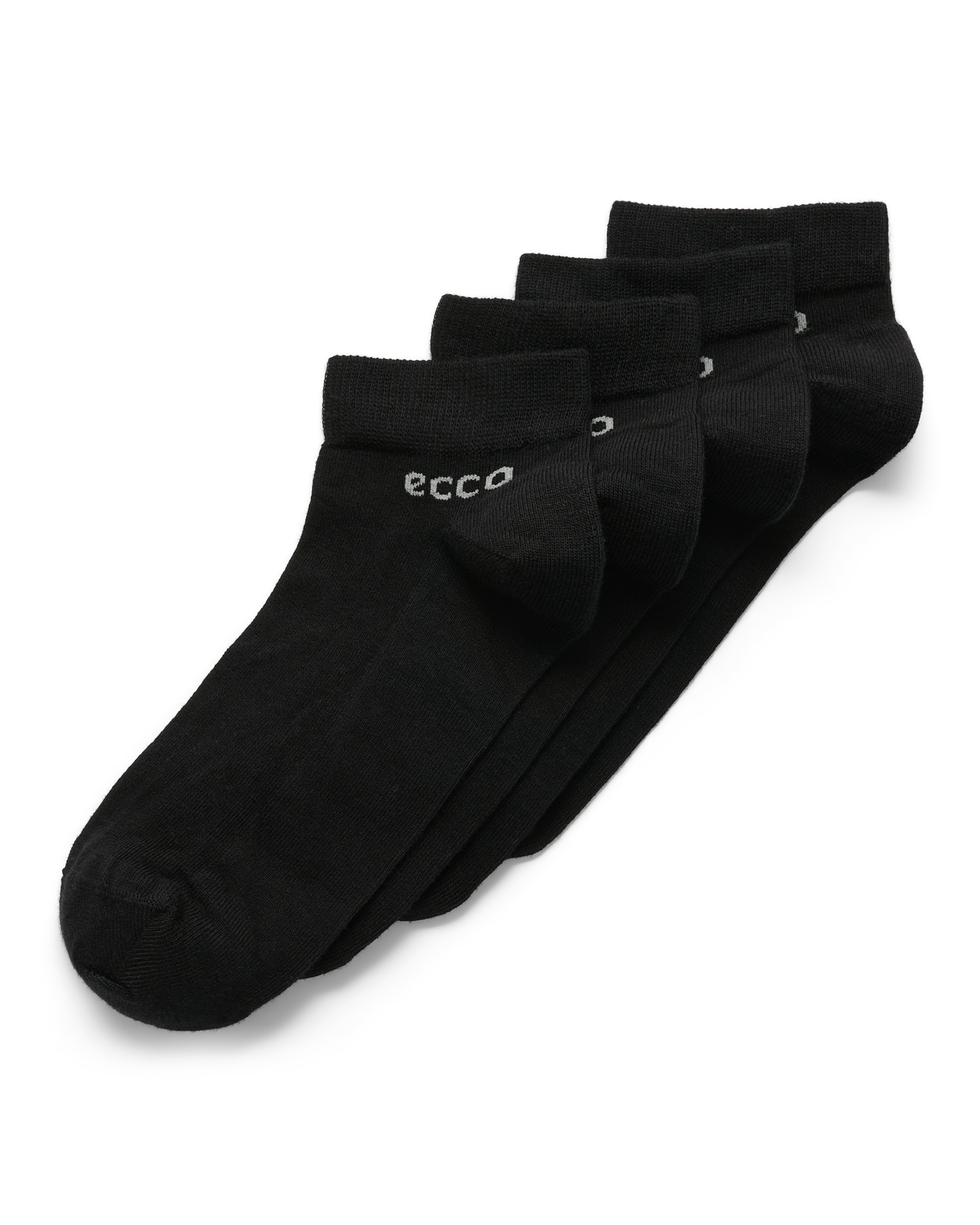 ECCO® Longlife madalad sokid (2 tk) unisex - Must - Main