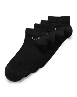 Unisex ECCO® Longlife Low-Cut Socks - Black - Main