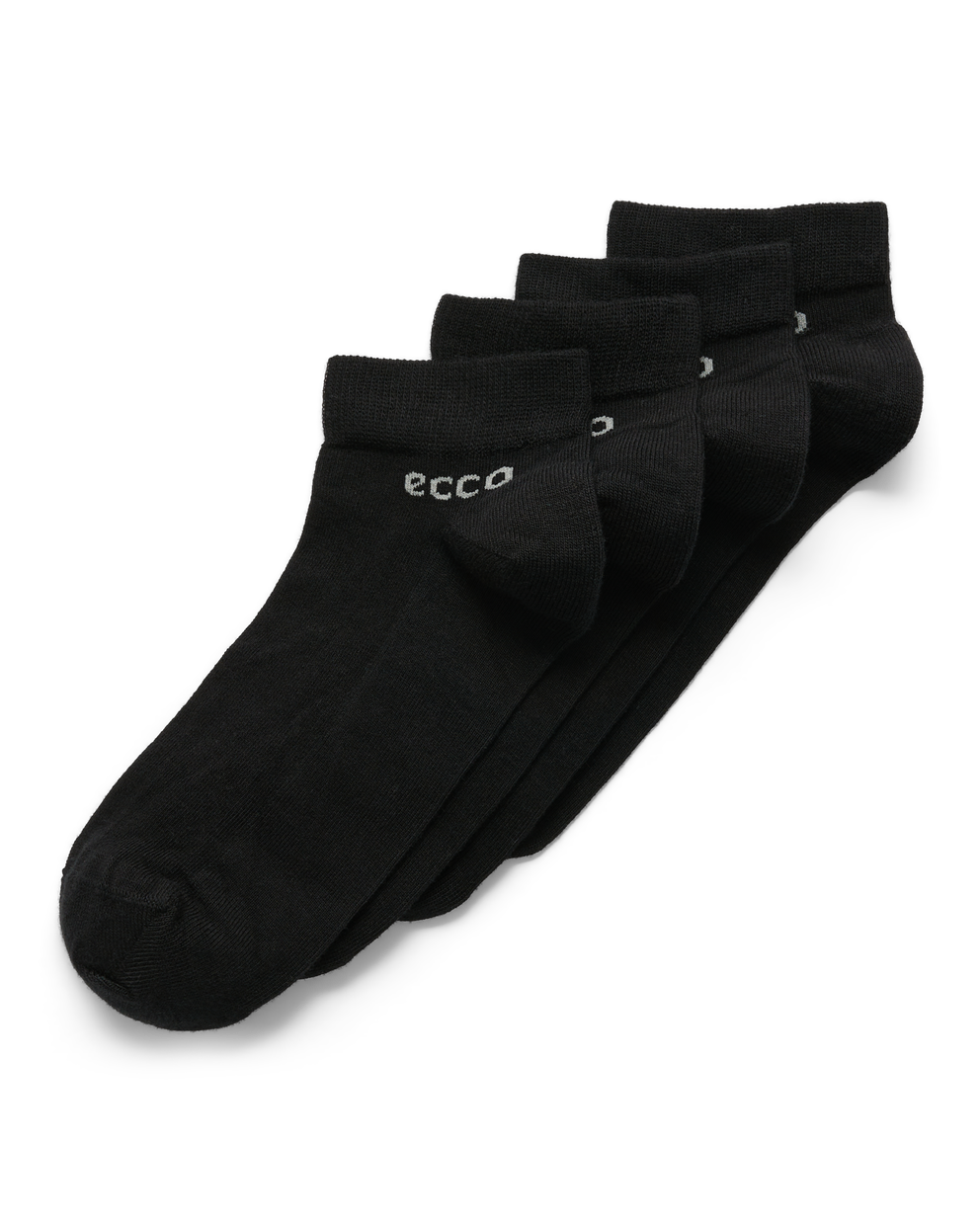 Unisex ECCO® Longlife Low-Cut Socks - Black - Main