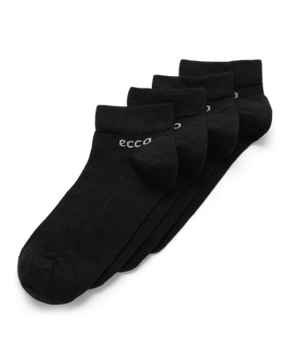 ECCO Longlife Low Cut Socks - Black - Main