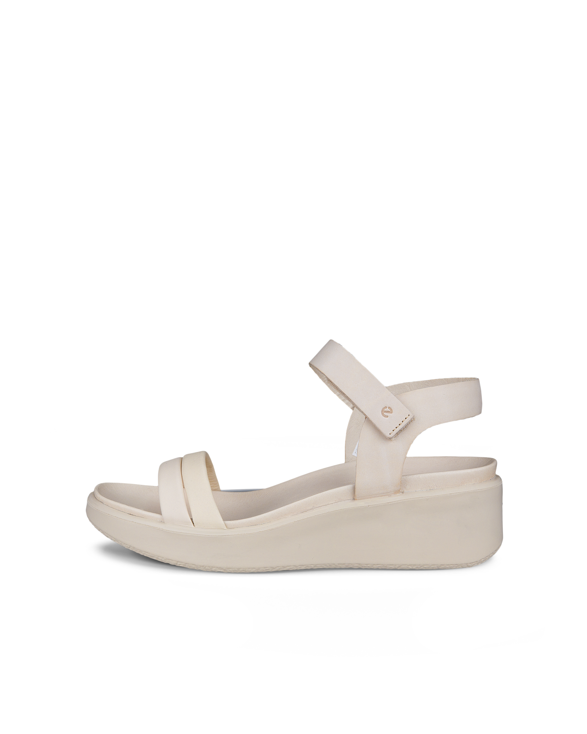 ECCO Women's Flowt Wedge Lx Sandals - White - Outside