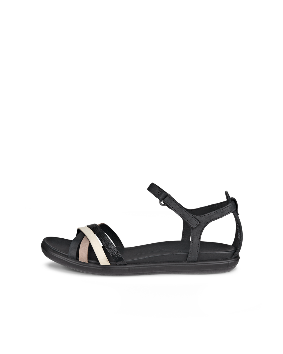 ECCO Women's Simpil Flat Sandals - Black - Outside