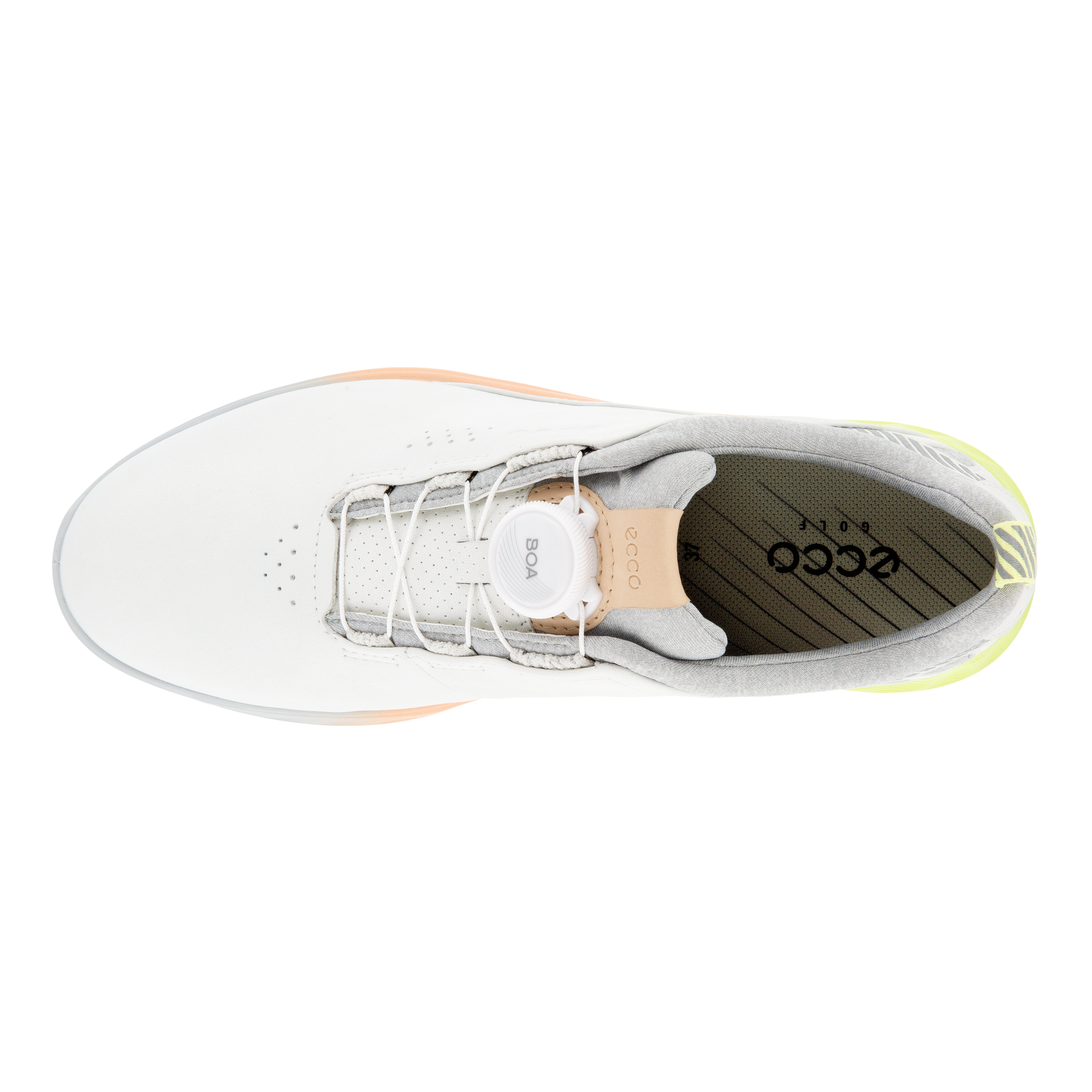 White ecco deals golf shoes