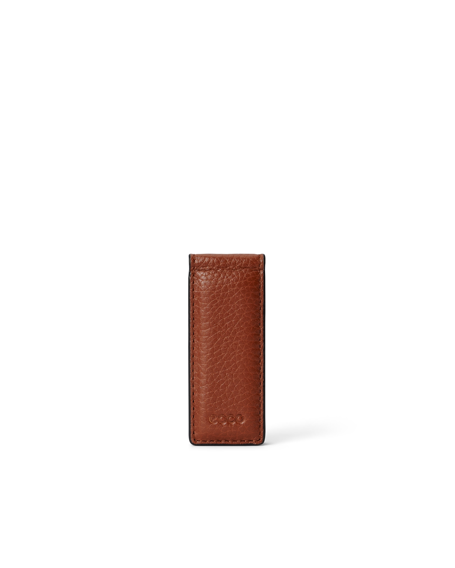 Men's ECCO® Essential Leather Money Clip - Brown - Main