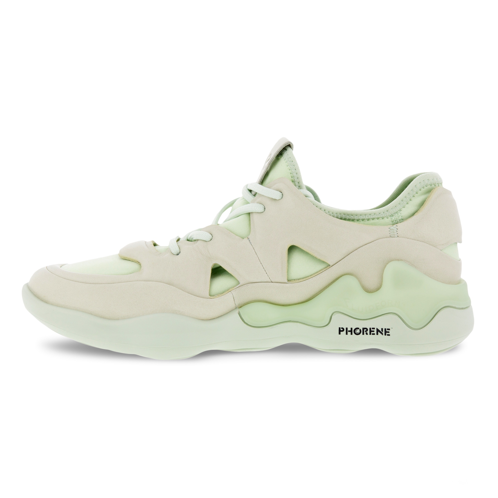 Women's ECCO® Elo Leather Sneaker - Green - Inside