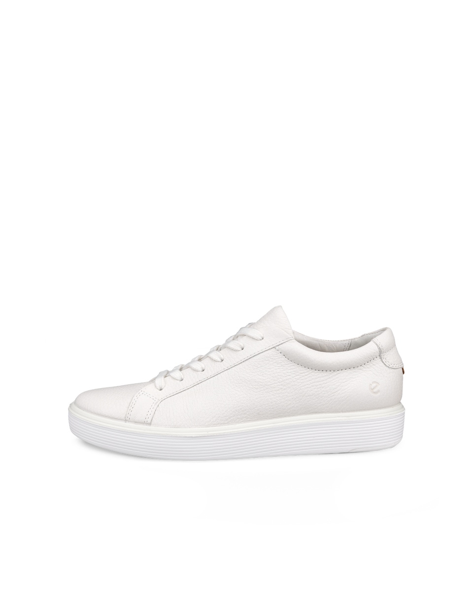 Women s ECCO Soft 60 Leather Sneaker White