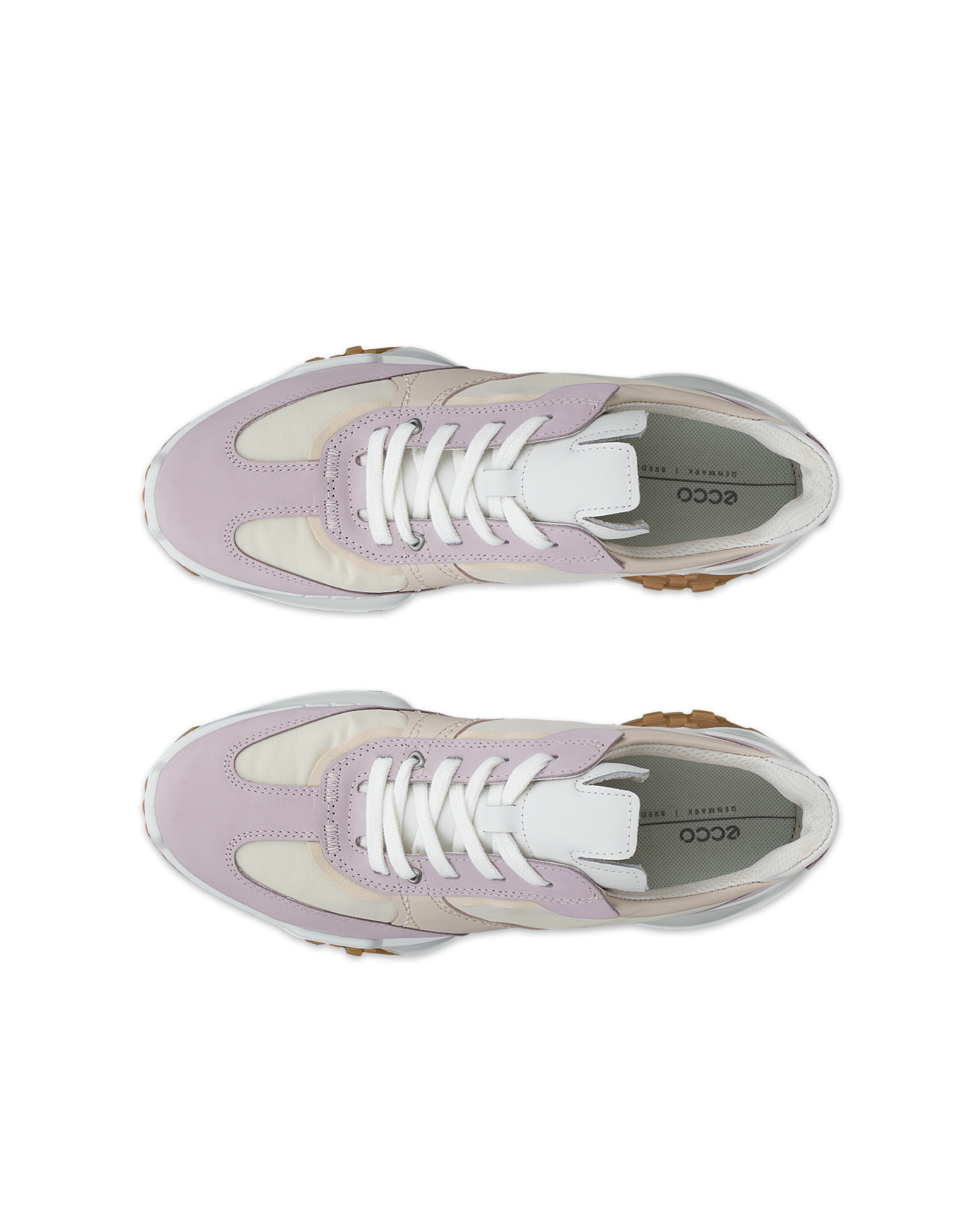 Women's ECCO® Retro Leather Sneaker - Multicolor - Top left pair