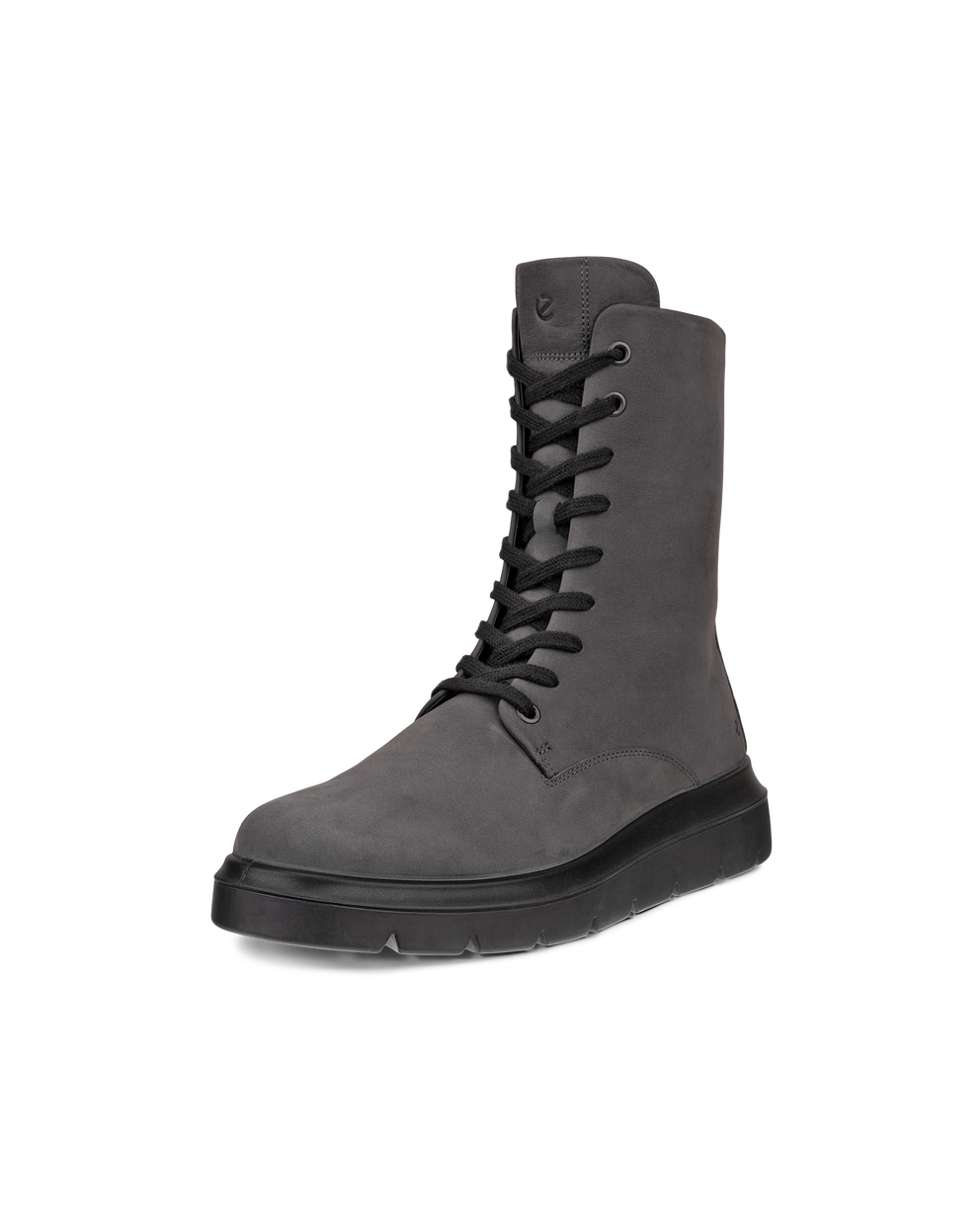 Botas de piel con cordones ECCO® Nouvelle para mujer - Gris - Main