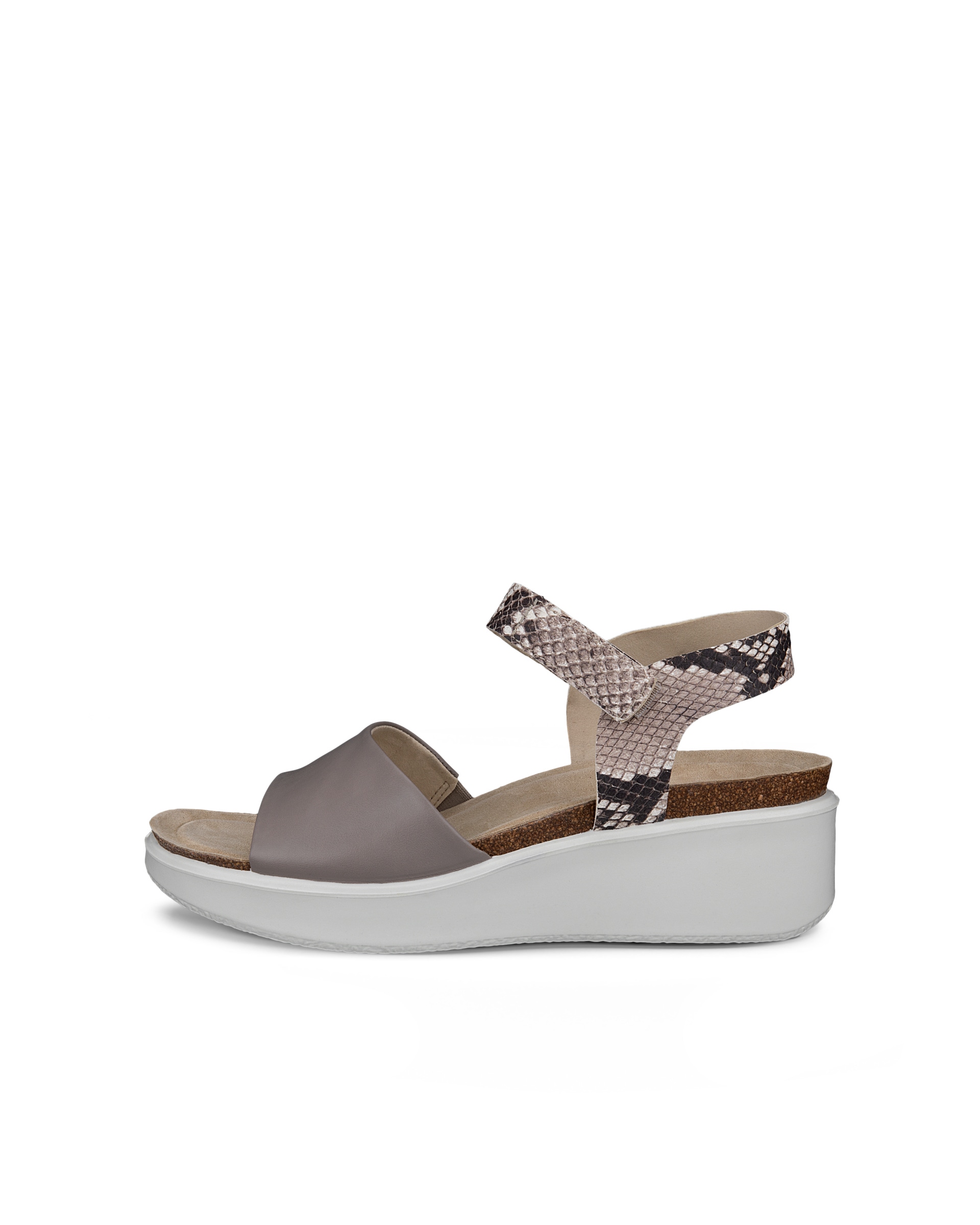 ECCO FLOWT WEDGE CORK - Gris - Outside