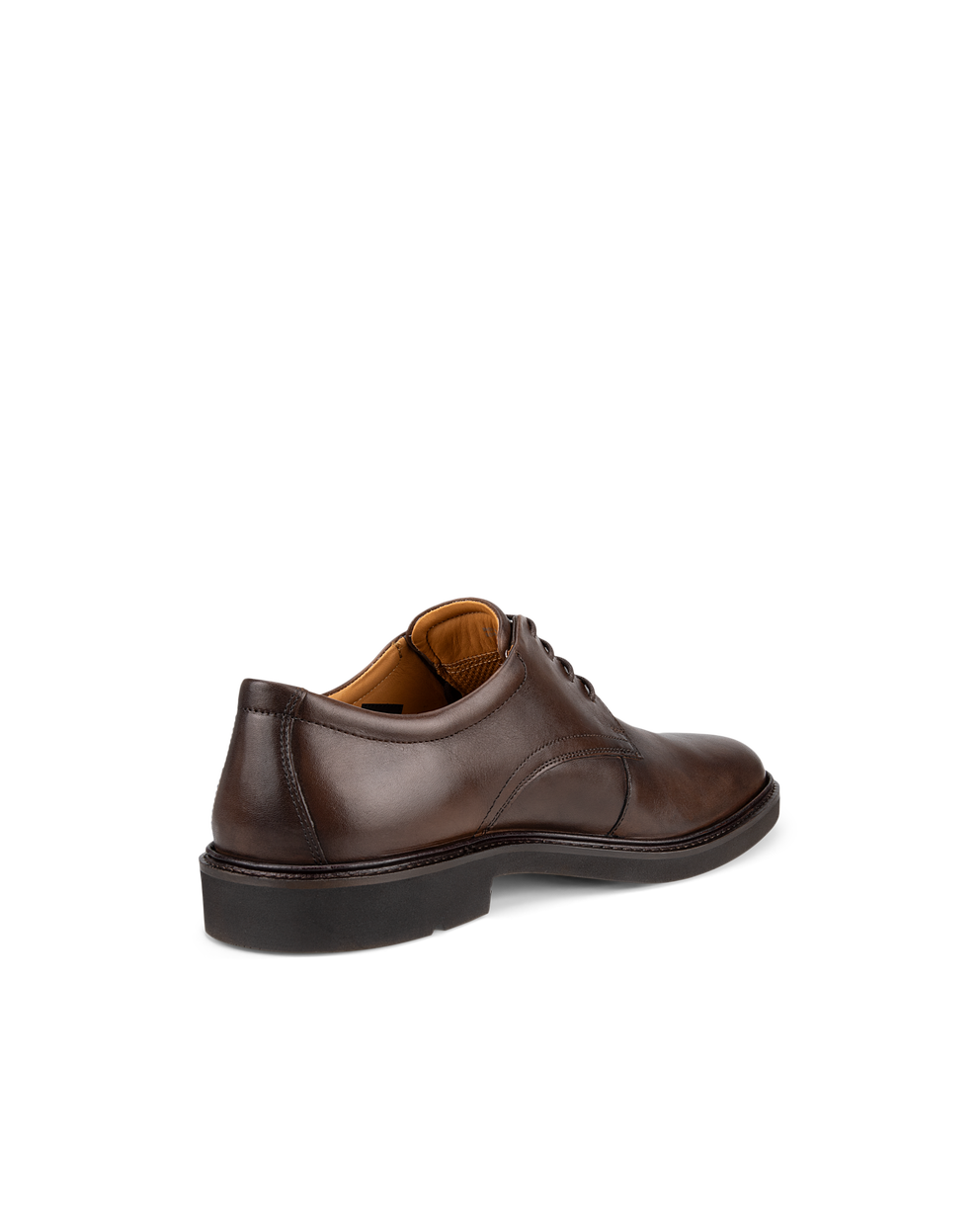 Men's ECCO® Metropole London Leather Derby Shoe - Brown - Back