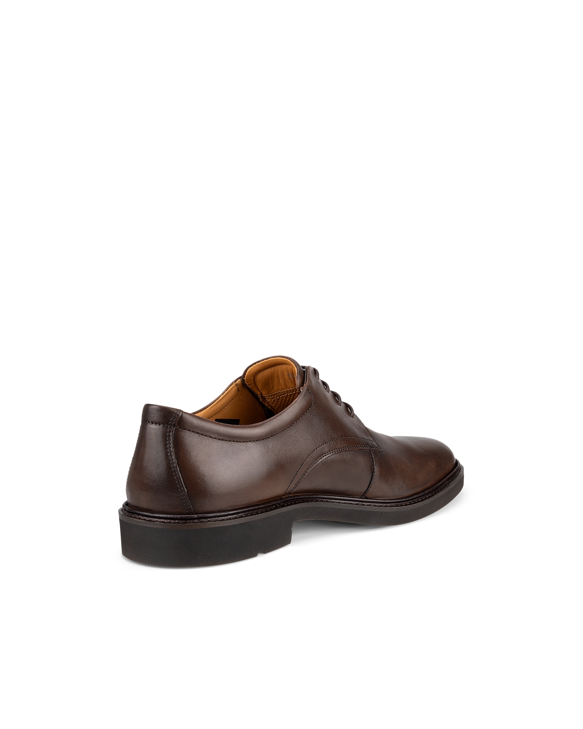 Men's ECCO® Metropole London Leather Derby Shoe - Brown - Back