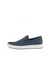 Men's ECCO® Soft 7 Nubuck Slip-On - Blue - Outside