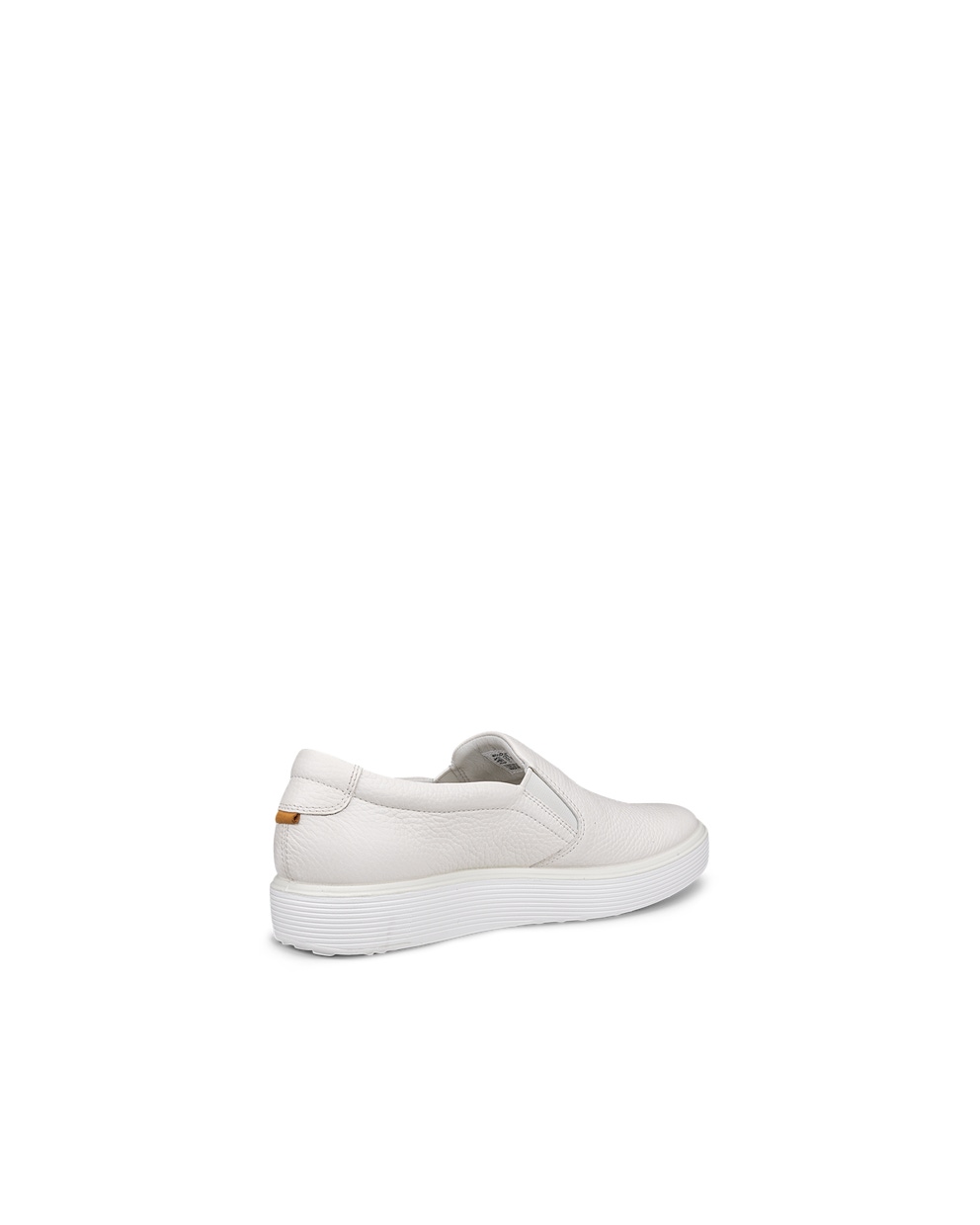 Women's ECCO® Soft 60 Leather Slip-On - White - Back