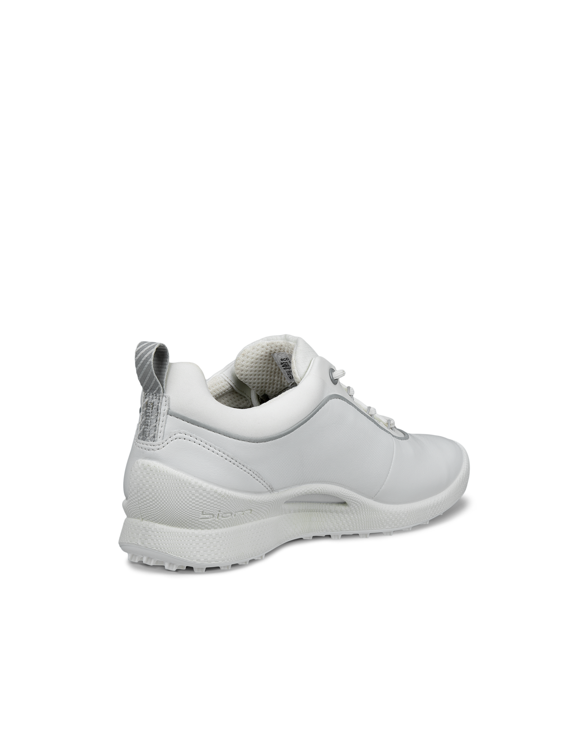 Women's ECCO® Golf Biom Hybrid 1 BNY Leather Golf Shoe - White - Back