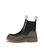 Women's ECCO® Grainer Leather Chelsea Boot - Brown - Outside