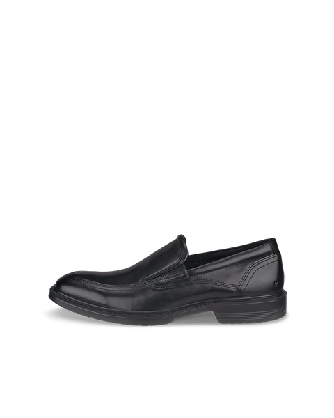 Ecco black slip on shoes online