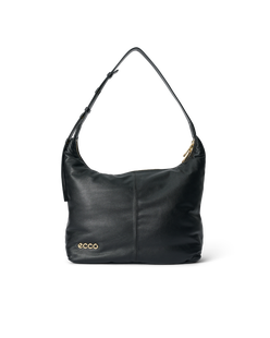 ECCO® Hobo Soft Leather Hobo Bag - Black - Main