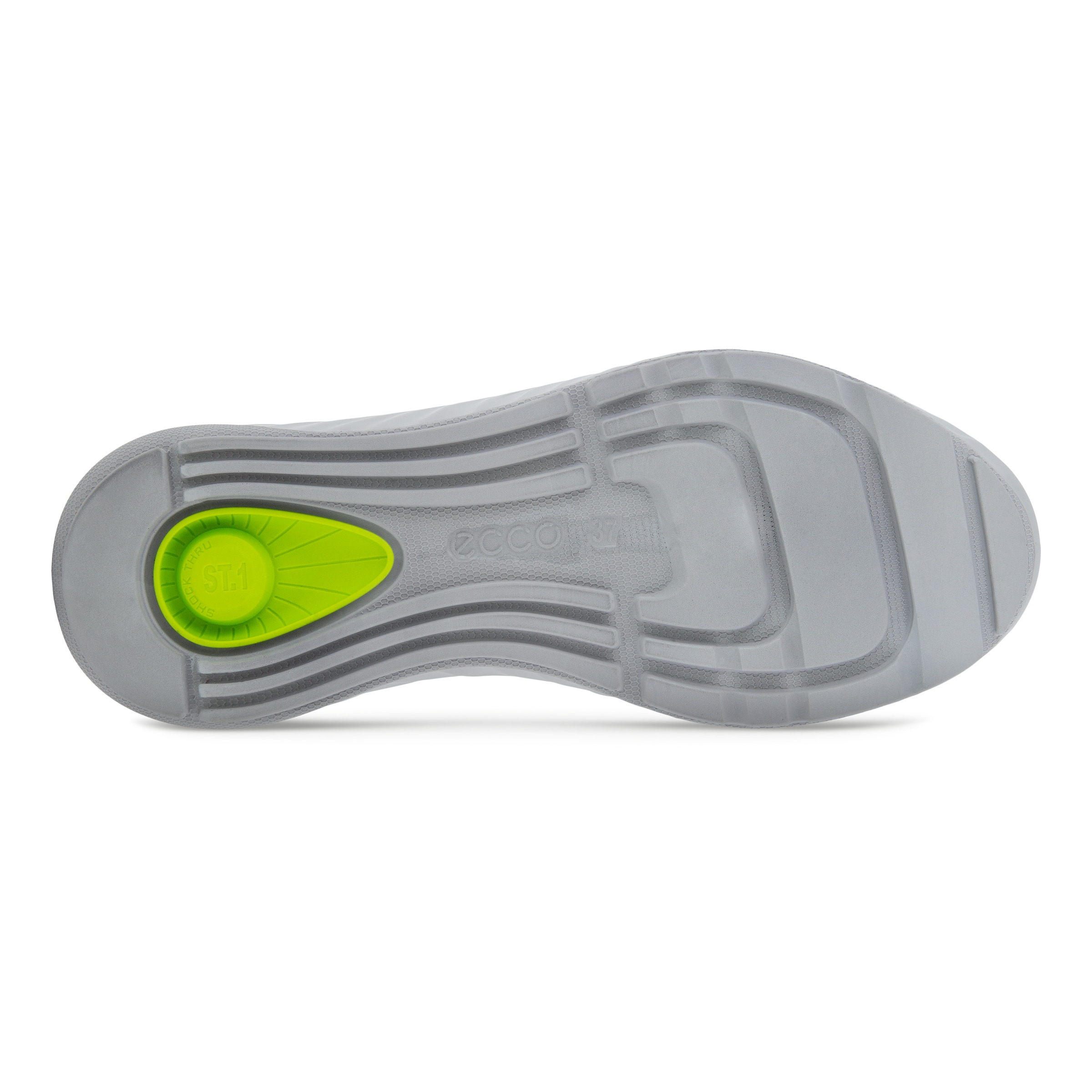 Zapatillas de tela ECCO® ATH-1FW para mujer - Gris - Sole