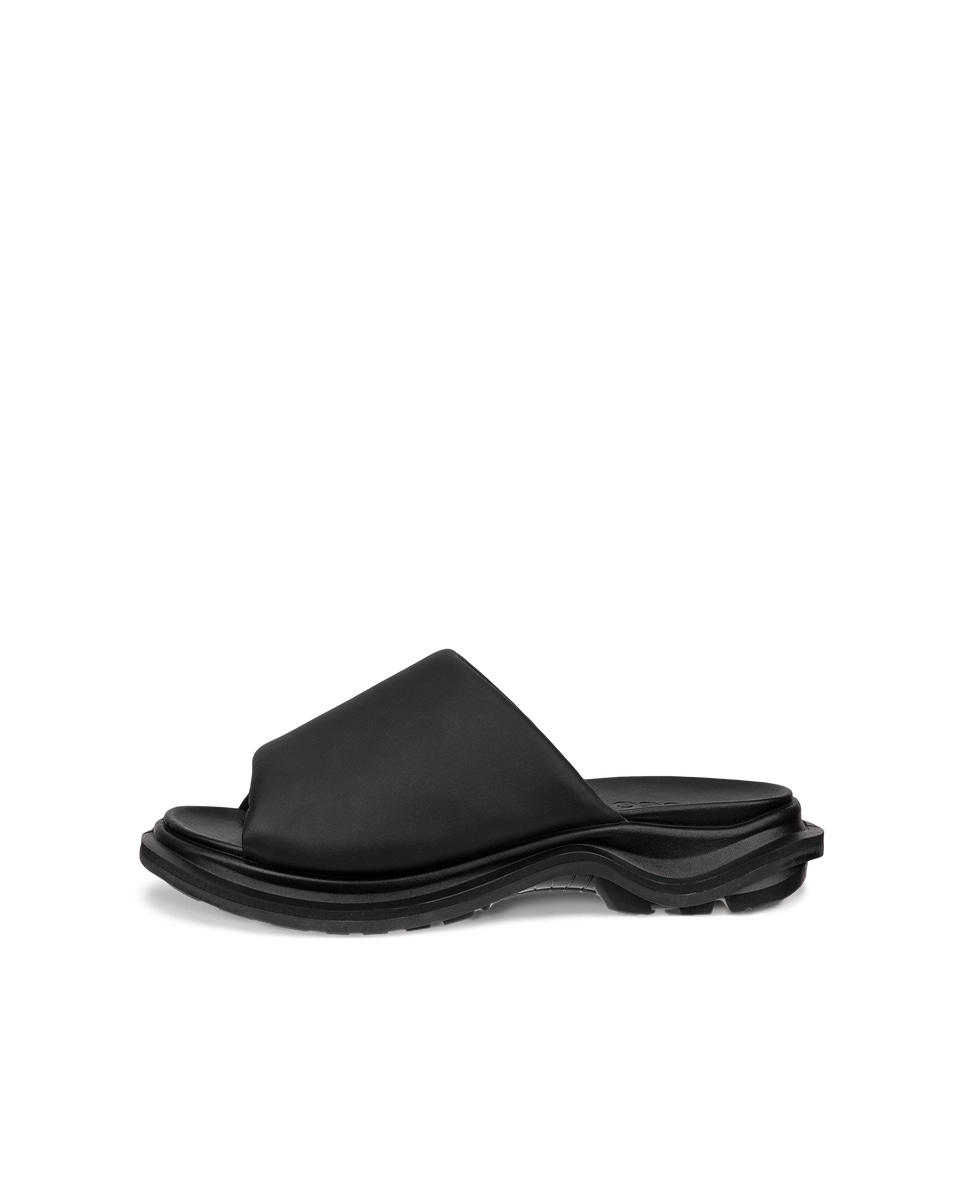 Women s ECCO Offroad Leather Walking Sandal Black