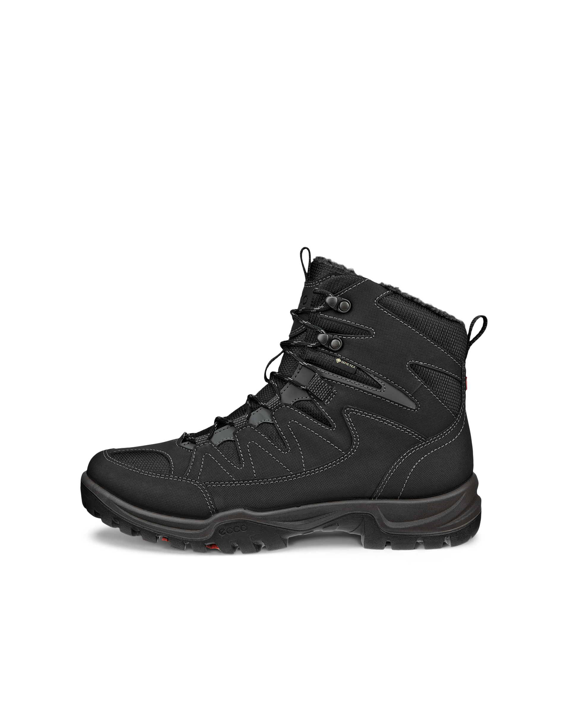 ECCO® Xpedition III chaussures de plein air mi-hautes en Gore-Tex pour homme - Noir - Outside