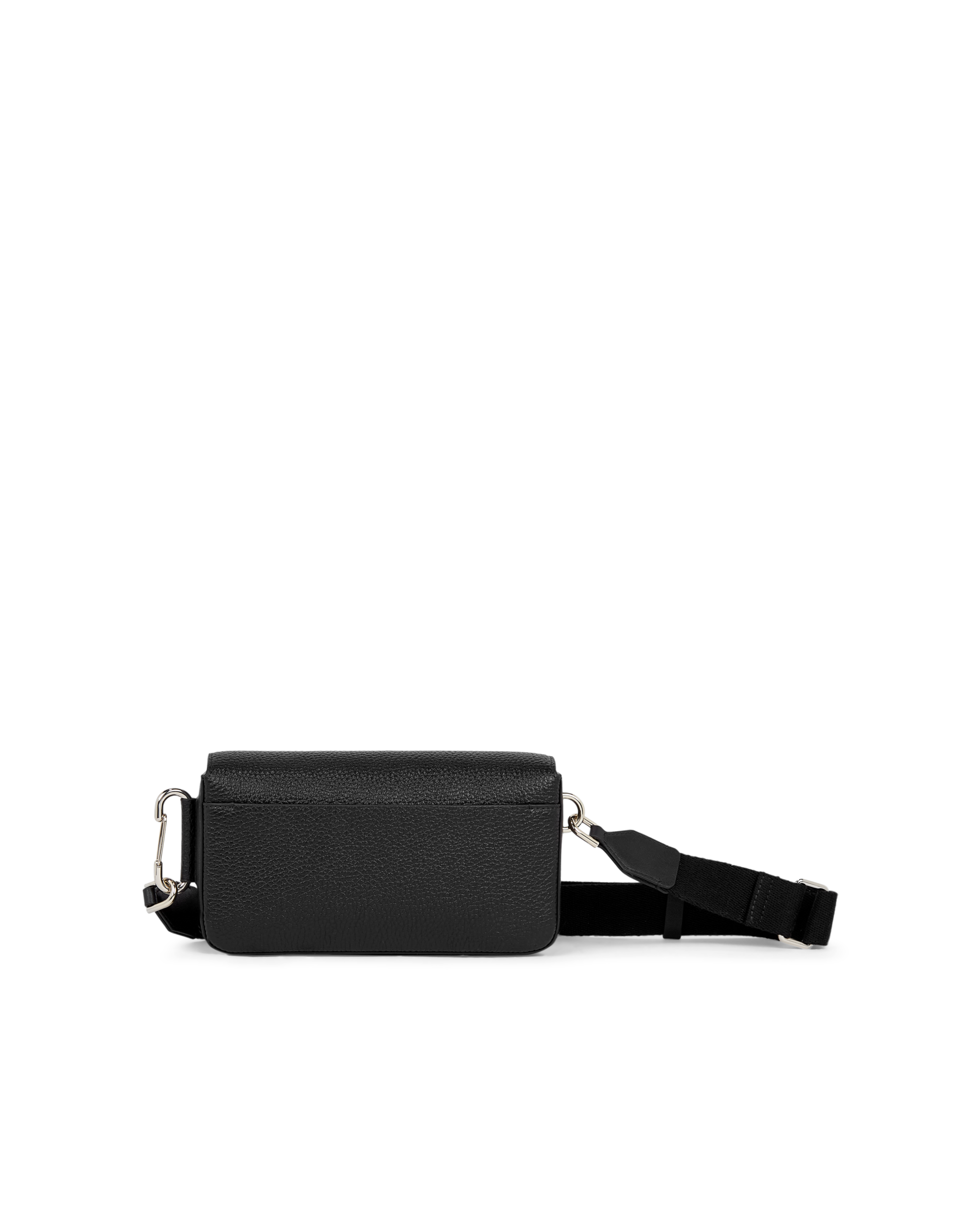 ECCO® Textureblock Leather Phone Bag - Black - Back