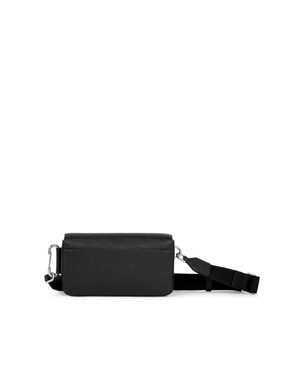 ECCO® Textureblock Leather Phone Bag - Black - Back