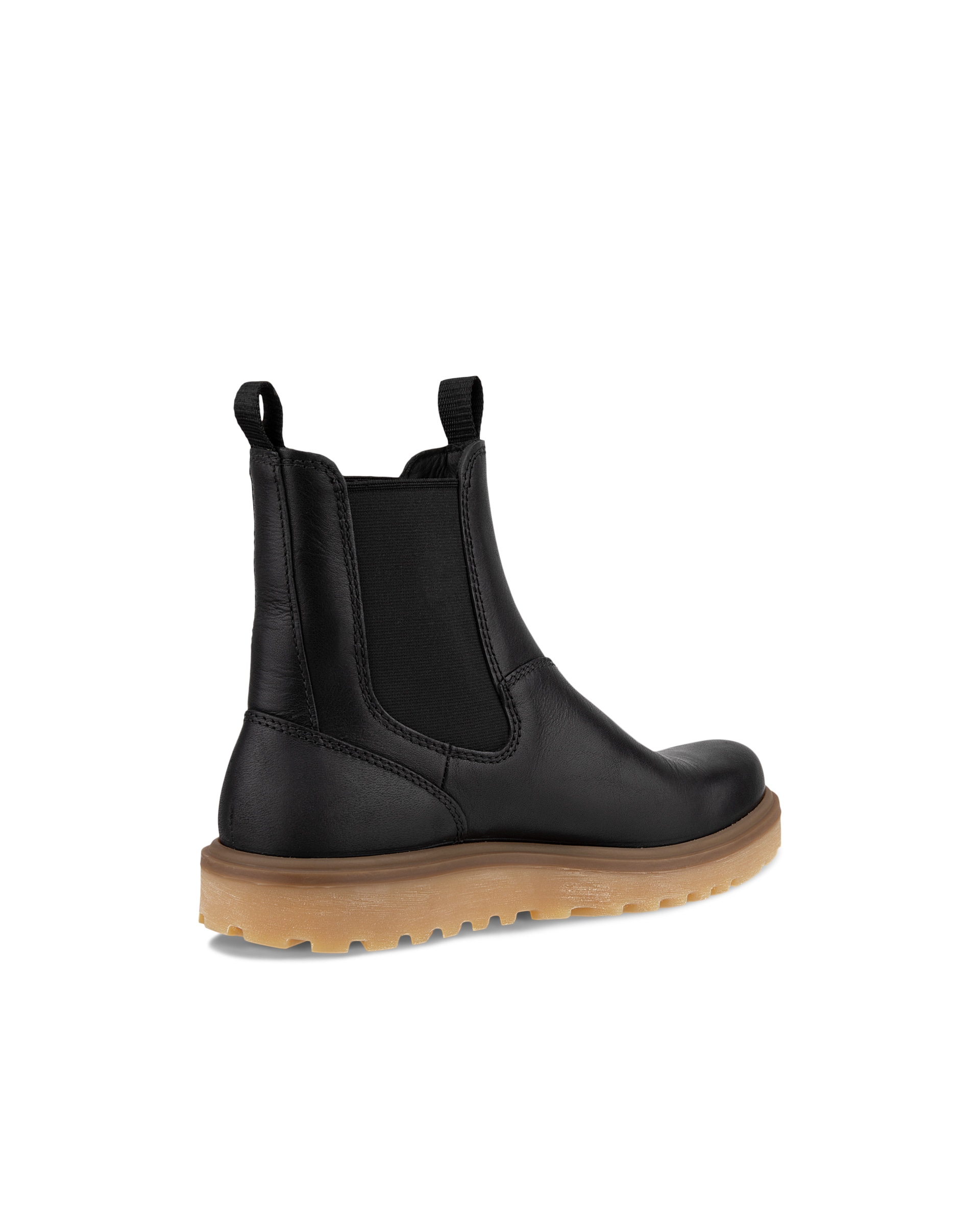 Botas Chelsea de piel ECCO® Staker para mujer - Negro - Back