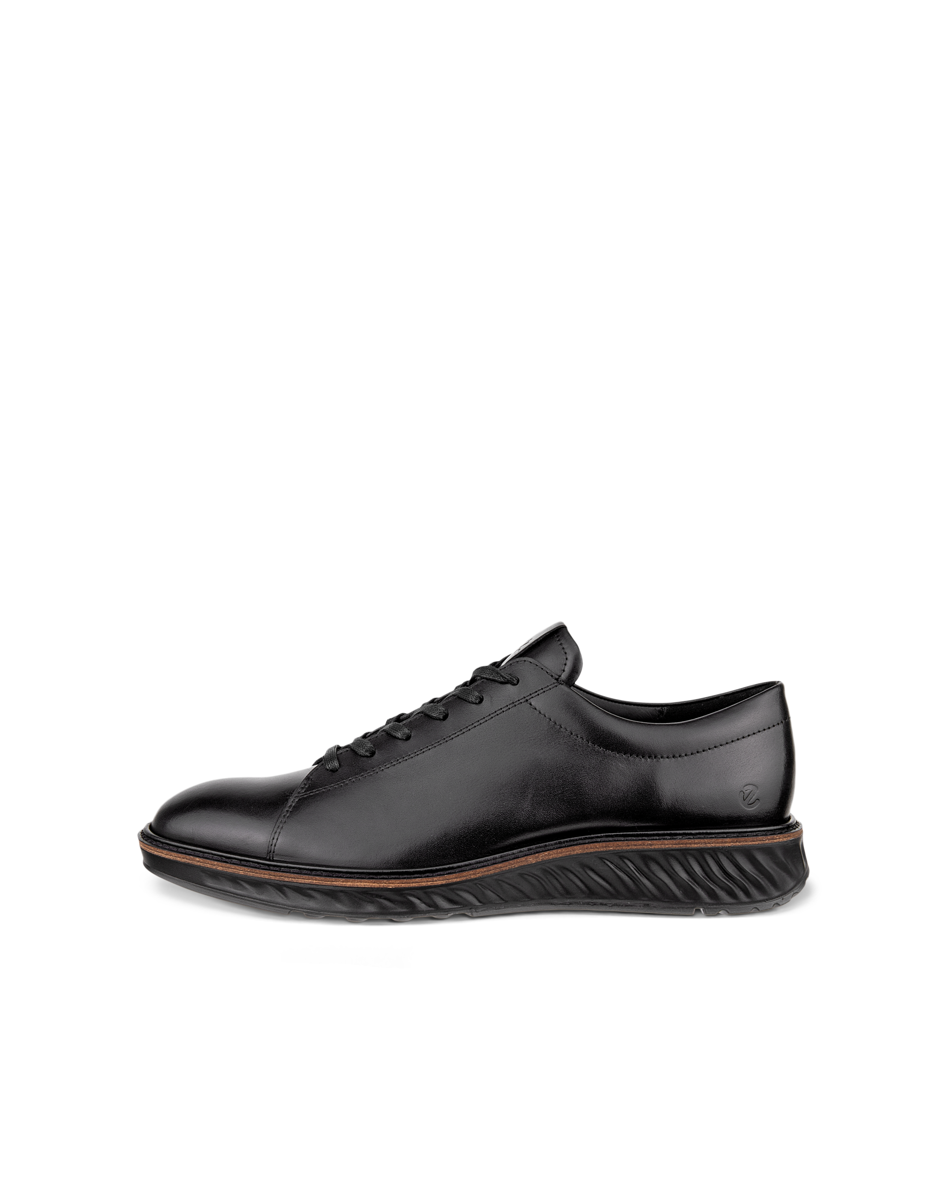 Men's ECCO® ST.1 Hybrid Leather Dress Shoe - Black - Outside