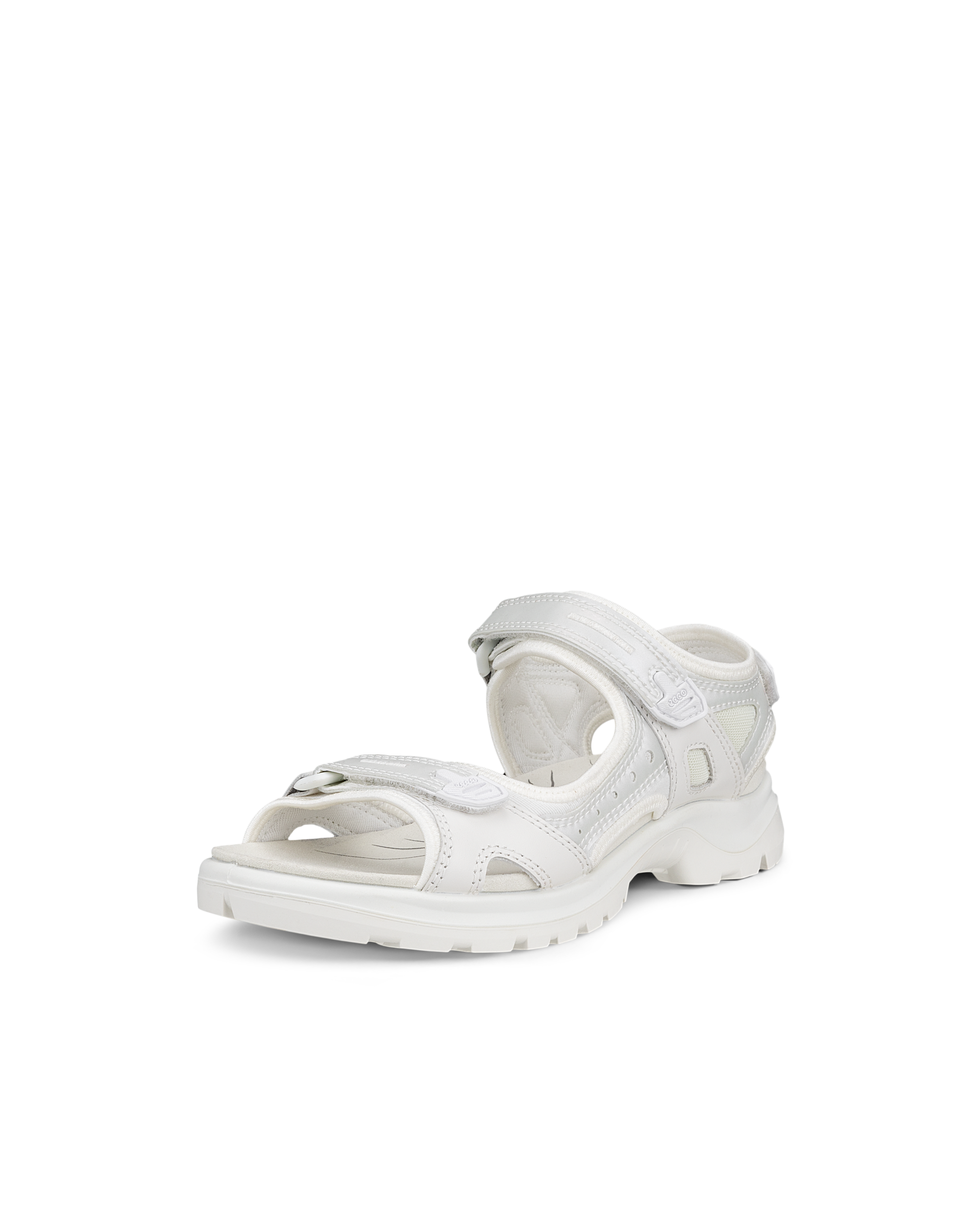 ECCO® Offroad Yucatan sandale de marche en cuir pour femme - Blanc - Main