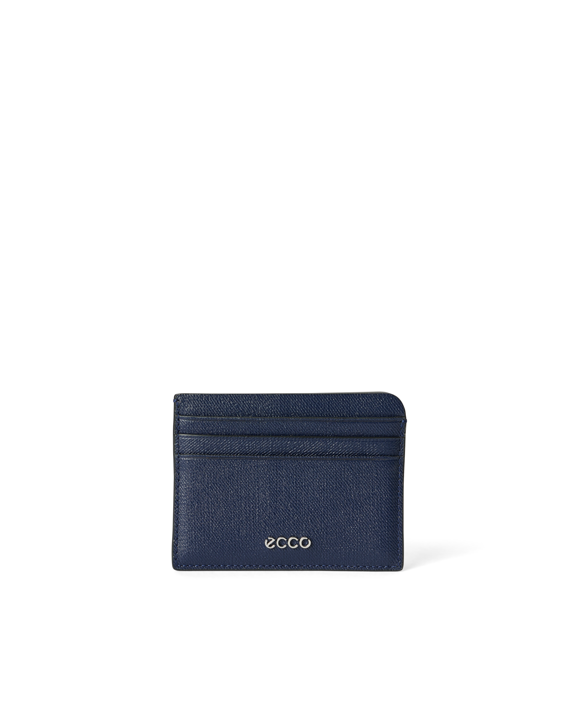 Ecco カード まとめ売り ECCO Card Case Zipped Pebbled レザーカードケース | ブルー