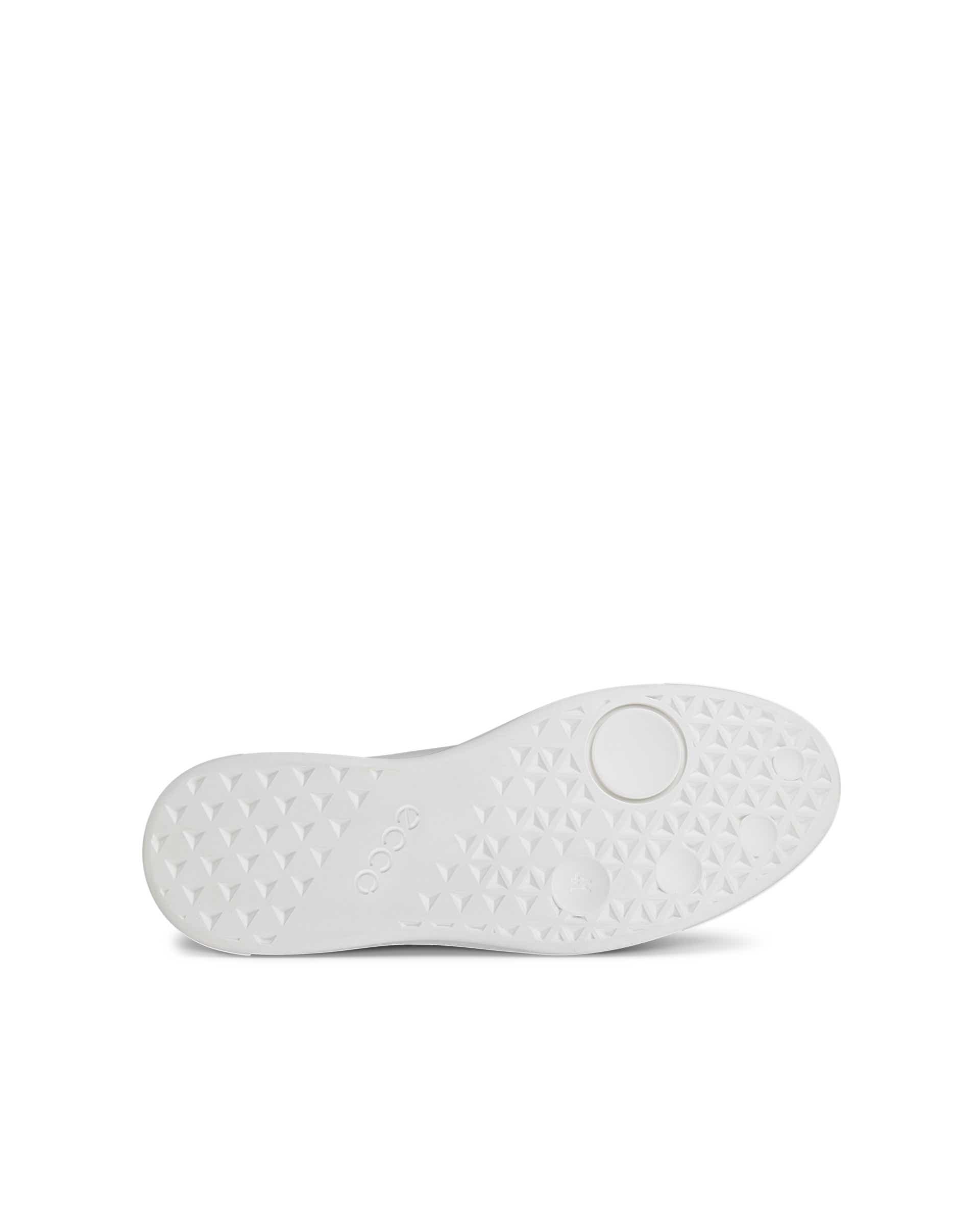 ECCO Street Tray メンズ レザースニーカー - 白 - Sole