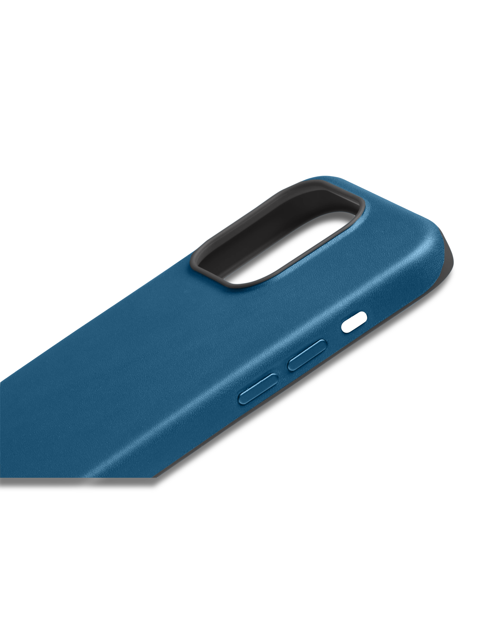 ECCO® X Bellroy 6.7" 15 Pro Max coques de téléphone en cuir - Bleu - Detail-1