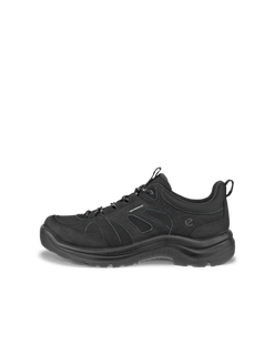 Women's ECCO® Offroad Nubuck Outdoor Waterproof Shoe - Black - Outside