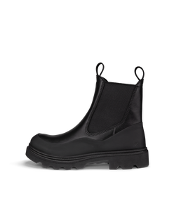 Women's ECCO® Grainer Leather Chelsea Boot - Black - Outside