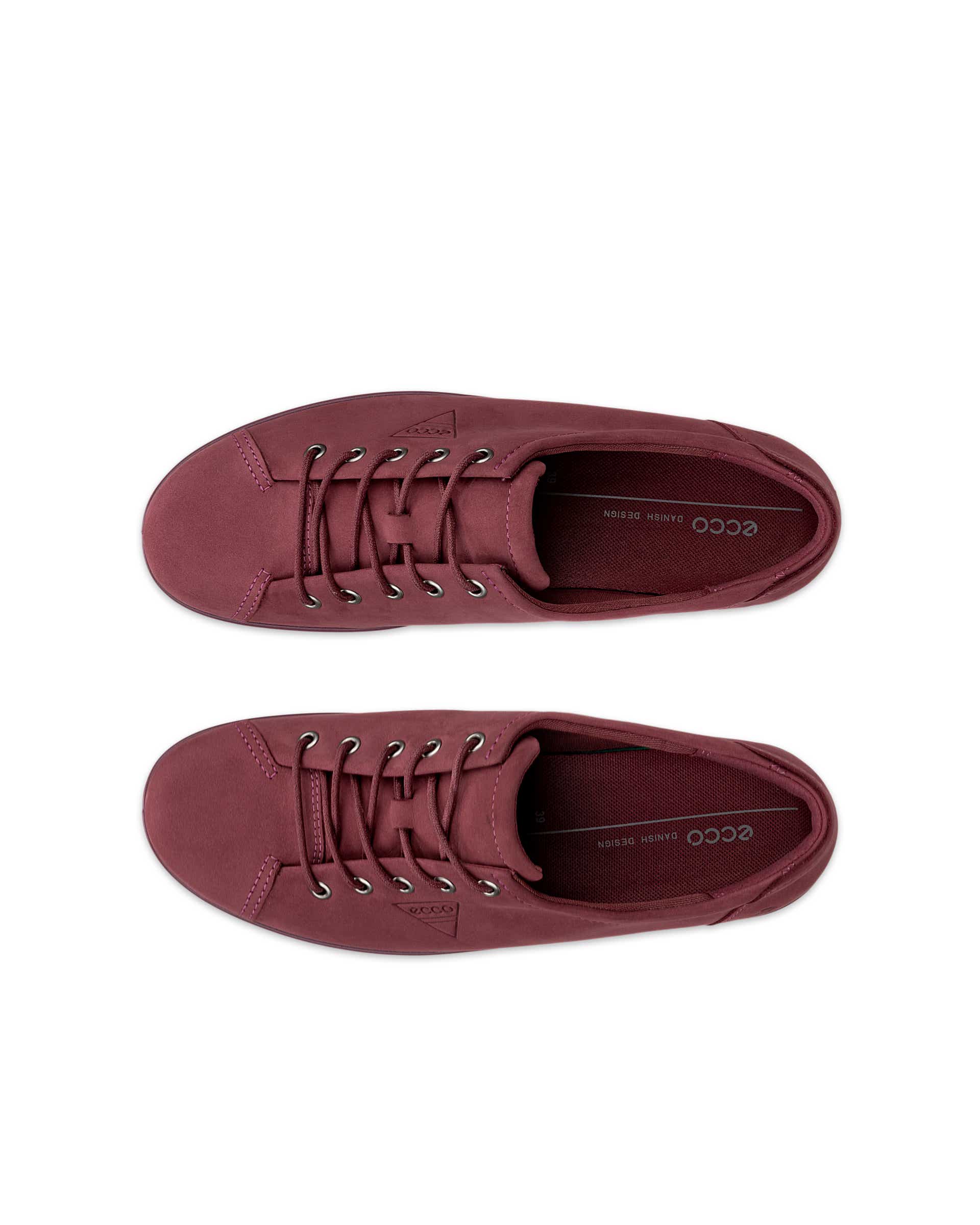 ECCO SOFT 2.0 W LACE SHOE - Rosa - Top left pair