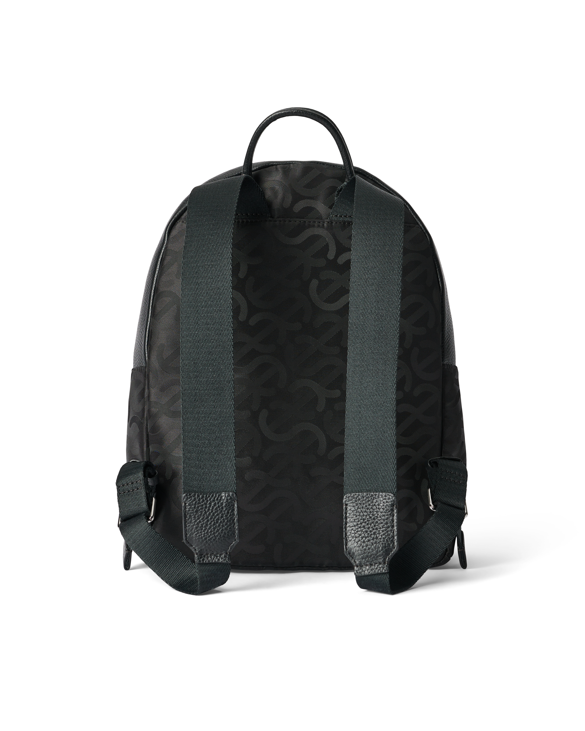 ECCO® Round Pack 텍스타일 백팩 - Black - Back