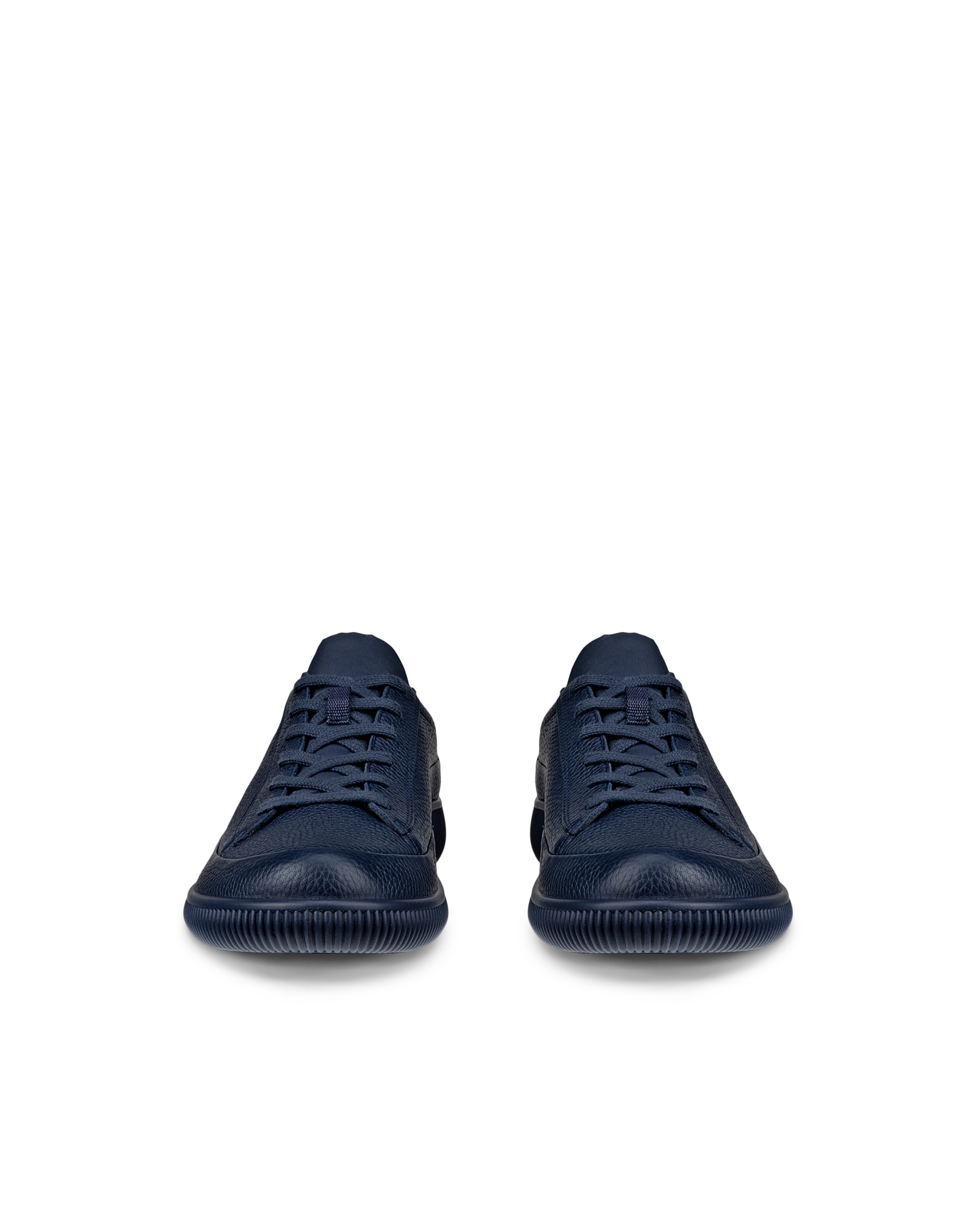 ECCO® SOFT ZERO baskets en nubuck pour homme - Bleu - Front pair