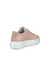 Women's ECCO® Street Platform Leather Sneaker - Pink - Back