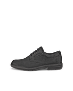 Chaussure en nubuck imperméable ECCO® Turn II pour hommes - Noir - Outside