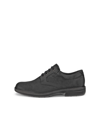 Chaussure en nubuck imperméable ECCO® Turn II pour hommes - Noir - Outside